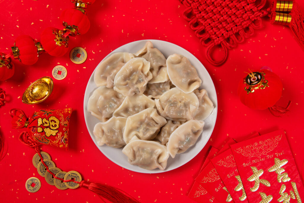 Chinese New Year dumplings.